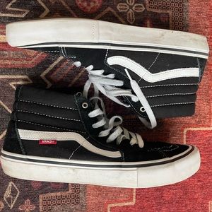 Unisex Vans Sk8-Hi Top Pro Shoes (10.5M)